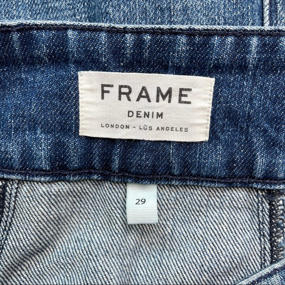 Frame Denim Le Panel Denim Mini Skirt Georgetown 29 - Picture 7 of 9